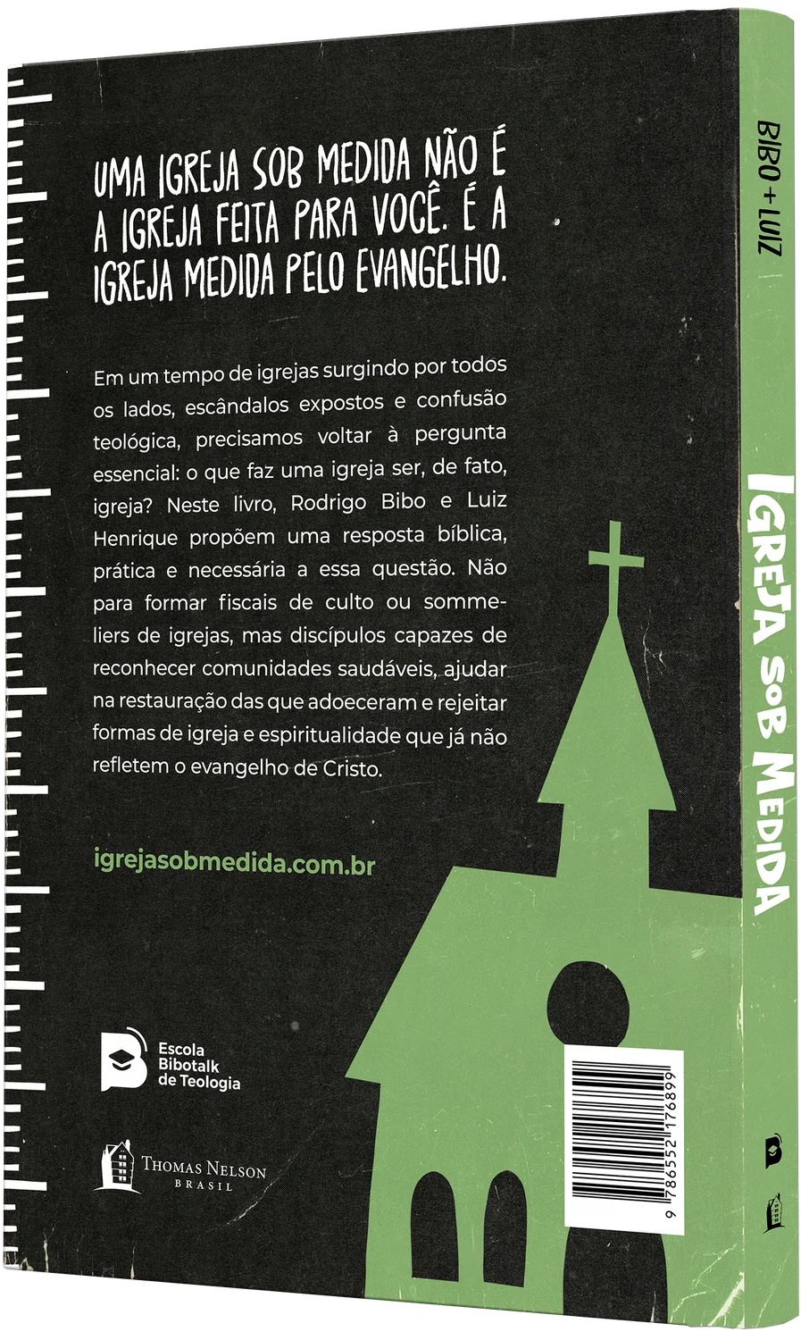 Verso do livro