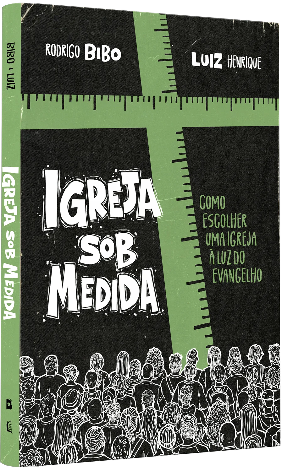 Lateral esquerda do livro